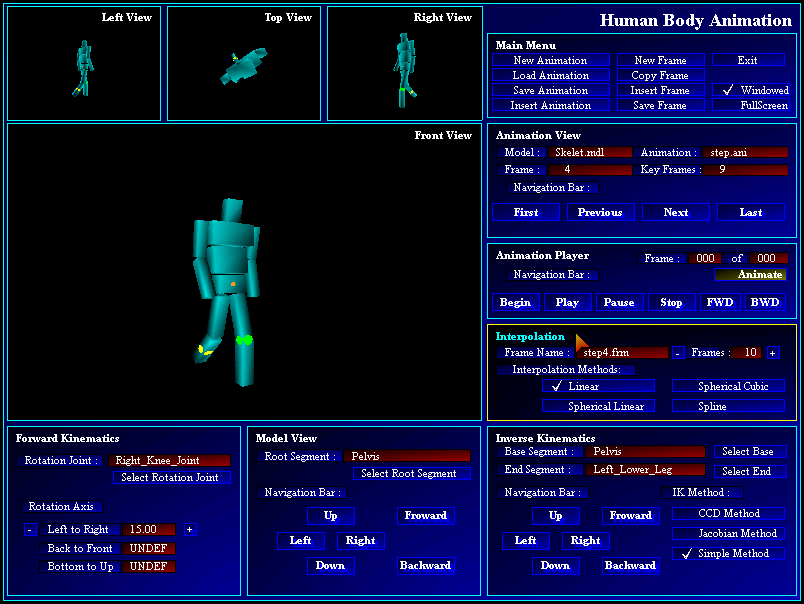 Kinematic Simulation 3d